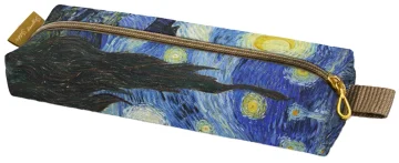 Piórnik szkolny prostokątny Gwiaździsta Noc Vincent Van Gogh