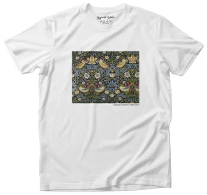 Koszulka z nadrukiem Kradzież truskawek William Morris