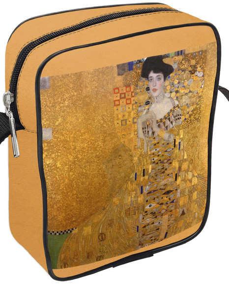 Torba Listonoszka Złota Adela Gustav Klimt 