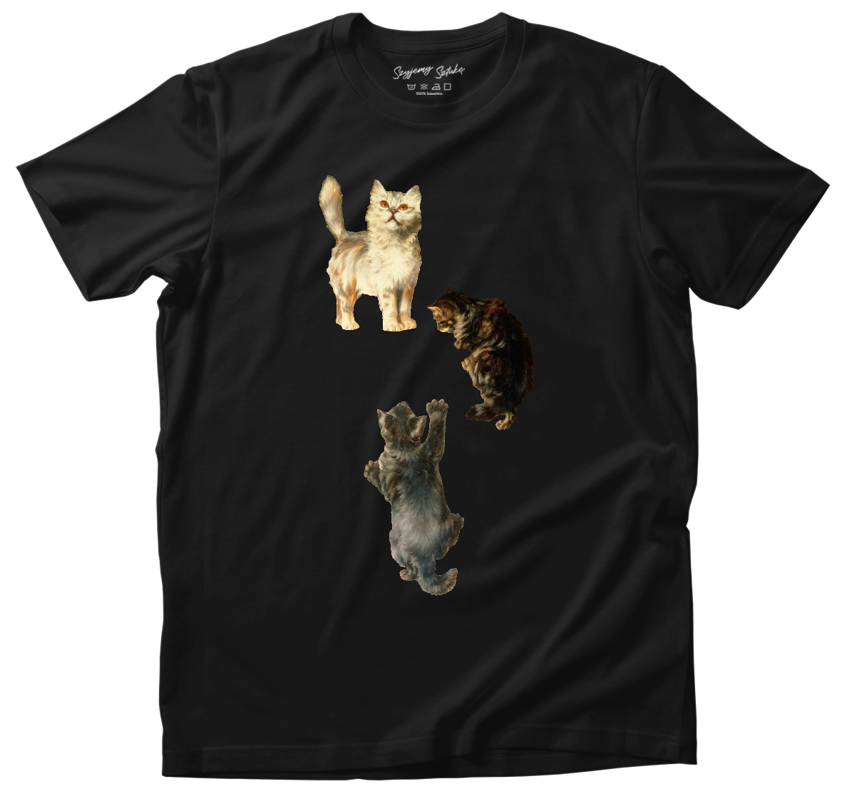 Koszulka Koty William Henry Hamilton Trood– koszulka z nadrukiem obrazu, t-shirt ze sztuką