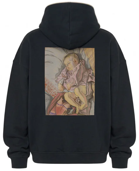Bluza oversize Śpiące dziecko na poduszce Stanisław Wyspiański