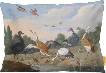 Poduszka Czaple i kaczki na rzece Jan van Kessel (starszy)