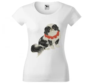 Bluzka damska Pies pekińczyk Ohara Koson