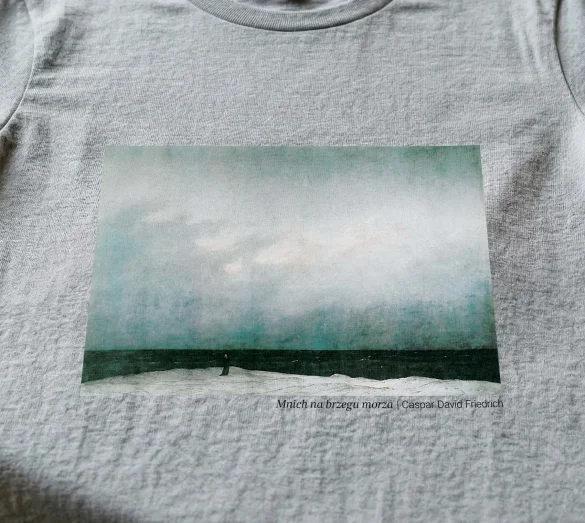 Bluzka damska Mnich na brzegu morza Caspar David Friedrich