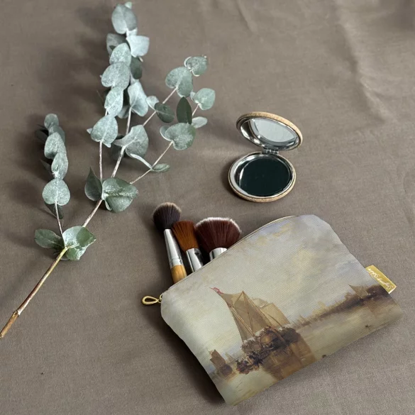 Kosmetyczka mini Statek pasażerski Dort z Rotterdamu bez wiatru William Turner