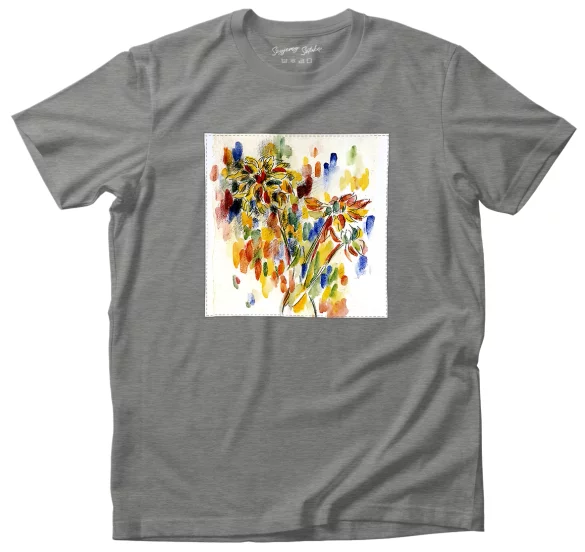 Koszulka z naszywką Kwiaty Władysław Strzemiński