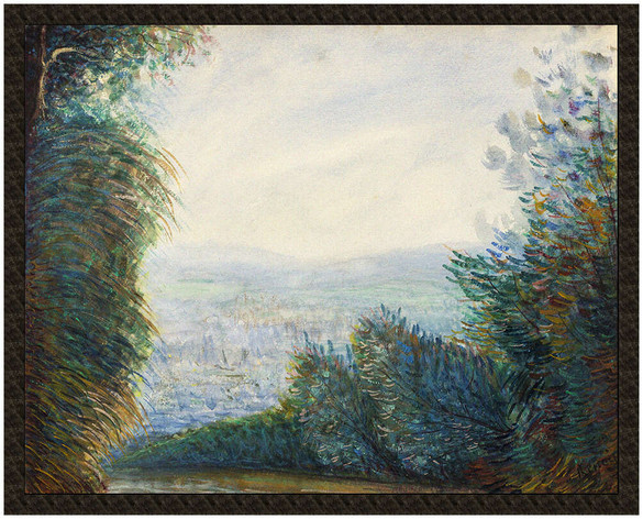 Naszywka Dolina Auvers nad rzeką Oise Pierre-Auguste Renoir