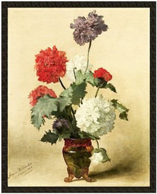 Naszywka Peonie Anna Bilińska-Bohdanowiczowa