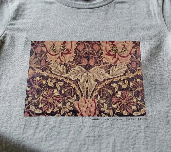 Bluzka damska Tkanina z wiciokrzewem William Morris