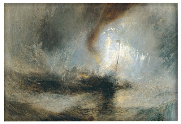 Magnes Śnieżyca: Parowiec na wejściu do portu William Turner