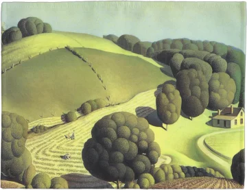 Podkładka na stół Young Corn Grant Wood