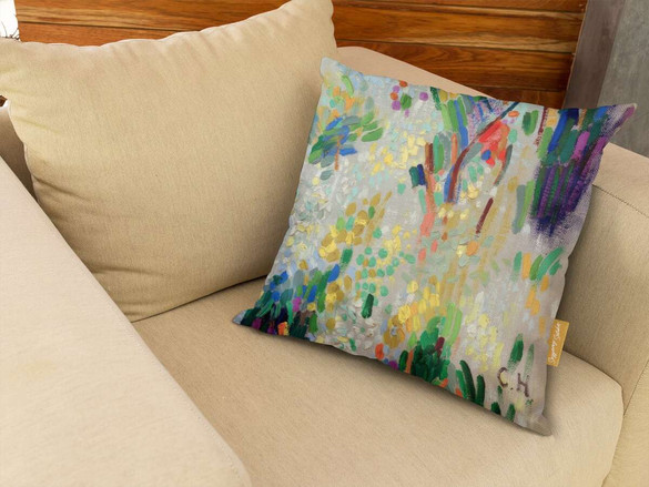 Poduszka Blumenstillleben – Komposition (Martwa natura z kwiatami) Curt Herrmann