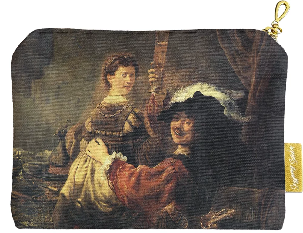 Kosmetyczka mini Autoportret z Saskią Rembrandt