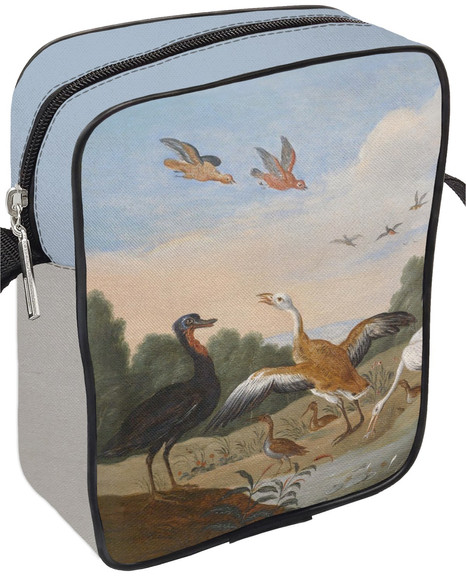 Torba listonoszka Czaple i kaczki na rzece Jan van Kessel (starszy)