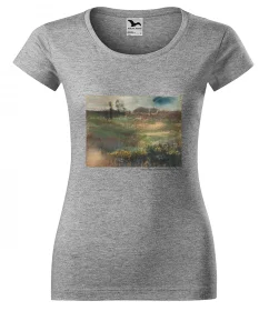 Bluzka damska Krajobraz z kominami Edgar Degas