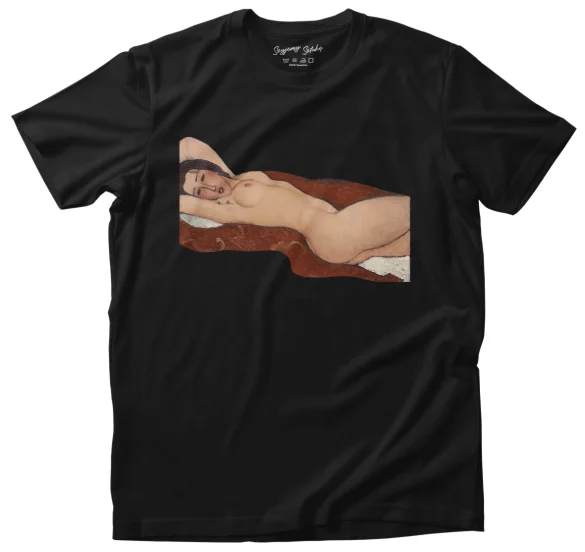 Koszulka Leżący akt Amedeo Modigliani