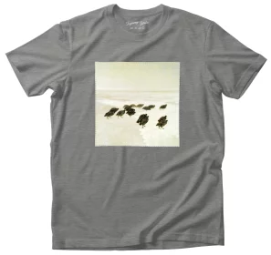 Koszulka z naszywką Kuropatwy na śniegu Józef Chełmoński