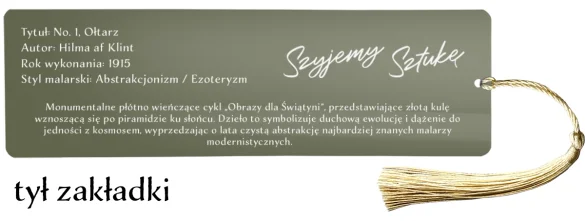 Zakładka do książki No. 1, Ołtarz Hilma af Klint