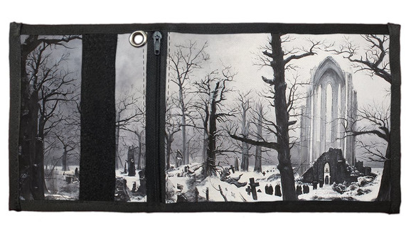 Portfel Cmentarz w śniegu Caspar David Friedrich