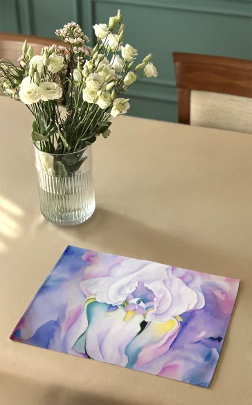 Podkładka na stół Biały irys Georgia O’Keeffe
