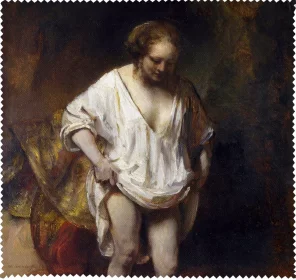 Ściereczka do okularów Hendrickje kąpiąca się w rzece Rembrandt