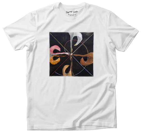 Koszulka z naszywką Łabędź, Nr 7 Hilma af Klint