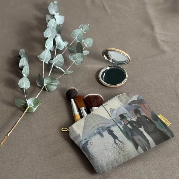 Kosmetyczka mini Paryż. Deszczowy dzień Gustave Caillebotte