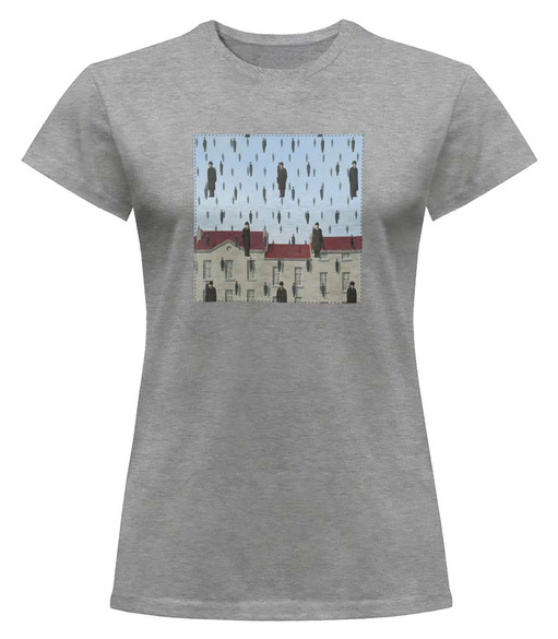 Bluzka damska z naszywką Spadanie René Magritte