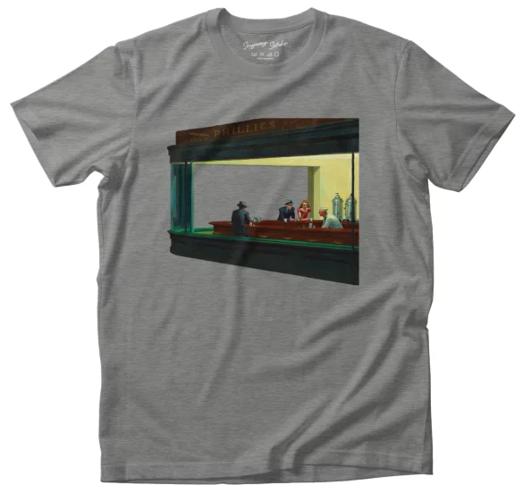 Koszulka Nocne marki Edward Hopper