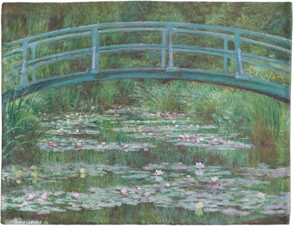 Podkładka na stół Most nad stawem z liliami wodnymi Claude Monet