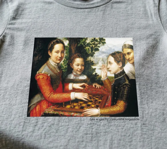 Bluzka damska Gra w szachy Sofonisba Anguissola