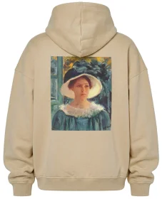 Bluza oversize Młoda kobieta w ogrodzie Mary Cassatt