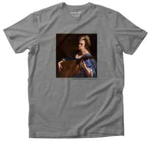 Koszulka z nadrukiem Autoportret jako lutnistka Artemisia Gentileschi