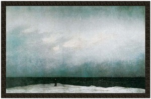 Naszywka Mnich na brzegu morza Caspar David Friedrich