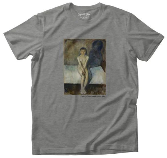 Koszulka z nadrukiem Puberty (Dojrzewanie) Edvard Munch