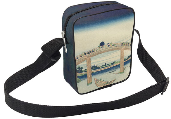Torba Listonoszka Pod mostem Mannen w Fukagawa Katsushika Hokusai
