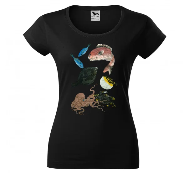 Bluzka damska Umysły ryb Utagawa Kuniyoshi