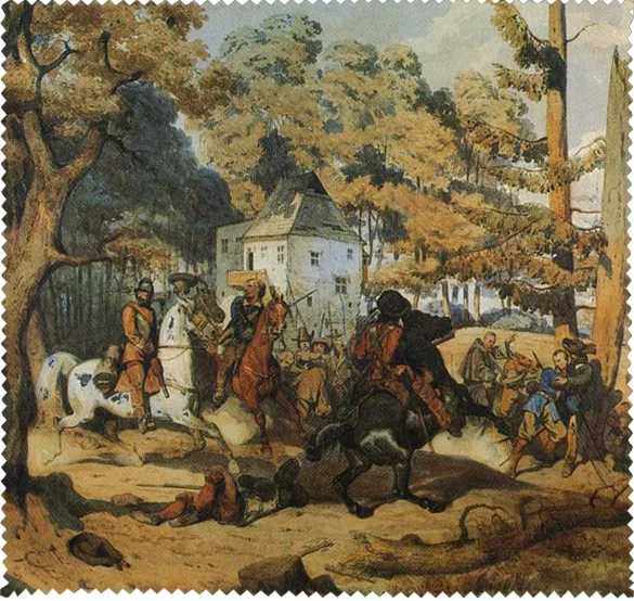 Ściereczka do okularów Utarczka ze Szwedami Artur Grottger