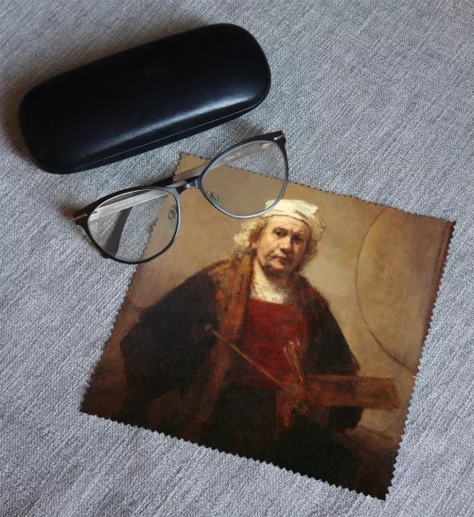 Ściereczka do okularów Autoportret z dwoma kołami Rembrandt