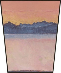 Ekran Genfersee mit Mont-Blanc im Morgenrot Ferdinand Hodler