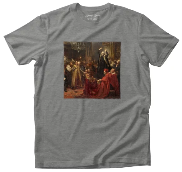 Koszulka z naszywką Kazanie Skargi Jan Matejko