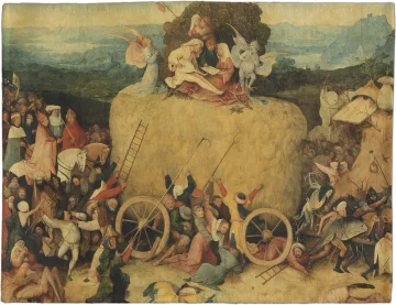 Podkładka na stół Tryptyk woźnicy Hieronim Bosch