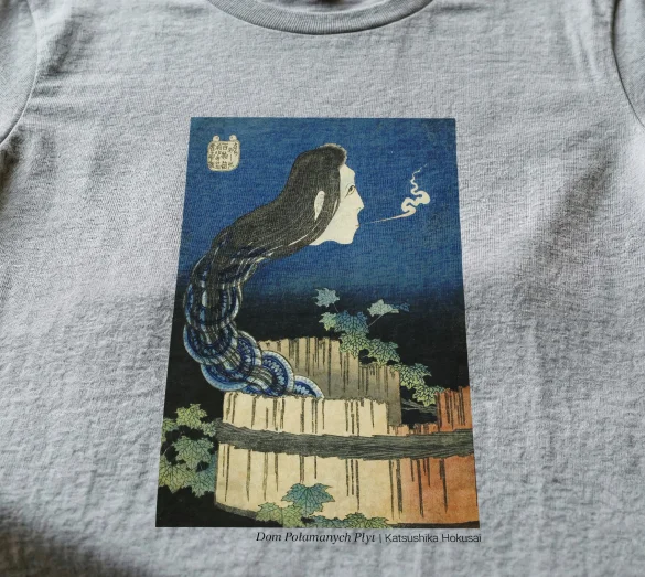 Koszulka z nadrukiem Dom Połamanych Płyt Katsushika Hokusai