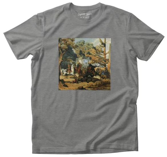 Koszulka z naszywką Utarczka ze Szwedami Artur Grottger