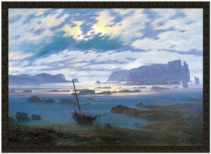 Naszywka Morze Północne w świetle księżyca Caspar David Friedrich