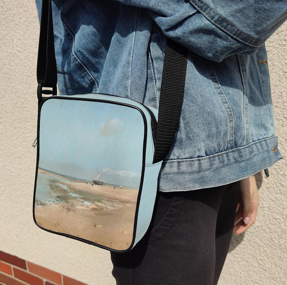 Torba Listonoszka Plaża podczas odpływu (ujście rzeki) Edgar Degas