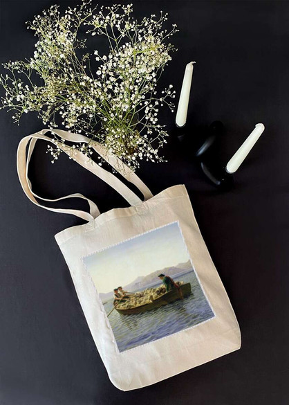 Torba z naszywką Zmiana pastwiska Rosa Bonheur