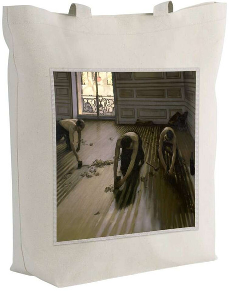 Torba z naszywką Cykliniarze Gustave Caillebotte