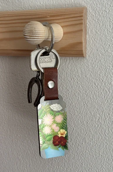 Brelok Still life of flowers in a blue vase Henri Rousseau