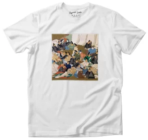 Koszulka z naszywką 36 poetów Ogata Korin